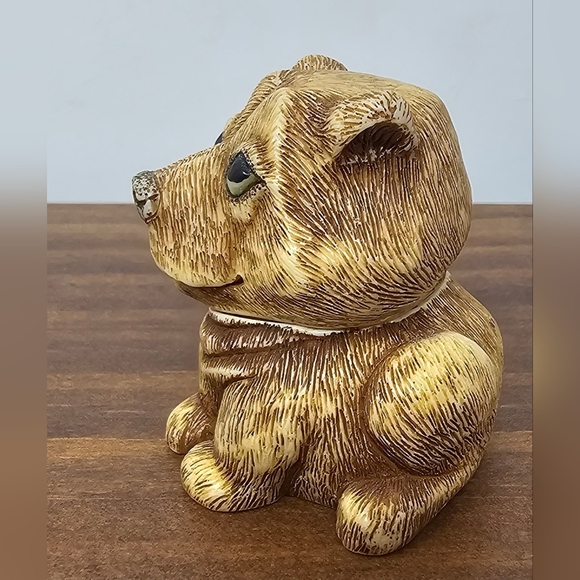 Vintage 2001 Pot Belly Harmony Kingdom Cubby's Blues Bear Trinket Box Hidden - Picture 4 of 13